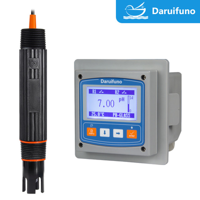 100~240V 4-20mA RS485 Pengontrol pH Online Dengan Kontrol Dosis Otomatis Untuk Air